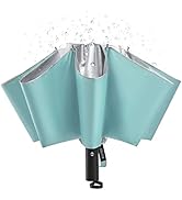 G4Free UPF 50+ UV Protection 54 Inch Large Reverse Travel Umbrella, 10 Ribs Windproof Compact Sun...