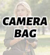 RAINSMORE Camera Bag, Vintage DSLR/SLR/Mirrorless Cameras Case Washed Canvas & Microfiber Leather...