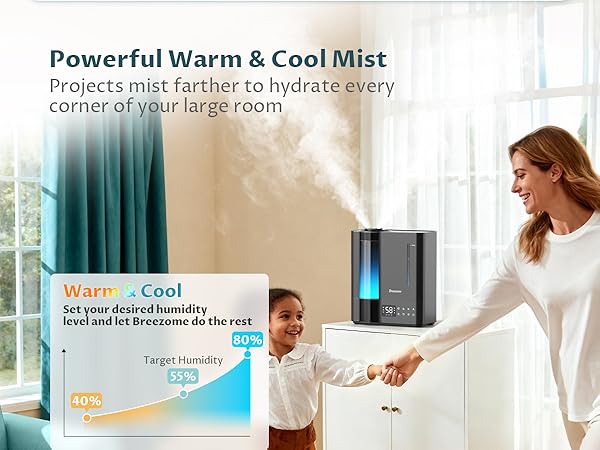 Humidifier for Bedroom Large Room