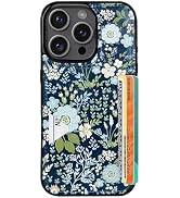 uCOLOR for iPhone 16 Pro Case with Card Holder- Slim Leather Wallet Case Credit Card Holder Money...