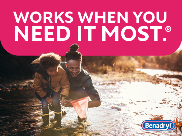 Children’s Benadryl kid allergy medicine works when you need it most