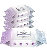 Antibacterial Hand & Body Sanitizing Bathing Wipes (5 Pack) | 300 Large Alcohol Free Disposable A...