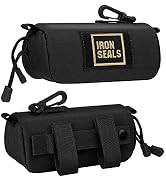 IronSeals Extra Large Tactical Molle Sunglasses Case Anti-Shock Semi-hard Clamshell Glasses Case,...