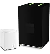 ZUYIYI Mini Chest Freezer Cover, Outdoor Deep Freezer Cover Freezer Protector for 3.5 Cubic Feet ...