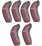 6pcs GXK51-B Sanding Belt,915x100mm Endless Sanding Belt 60/80/100/120/150/180