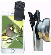 Peanutech Fisheye Lens iPhone Phone Camera Lens Kit Wide Angle Macro for iPhone 14 13 12 11 X XS ...