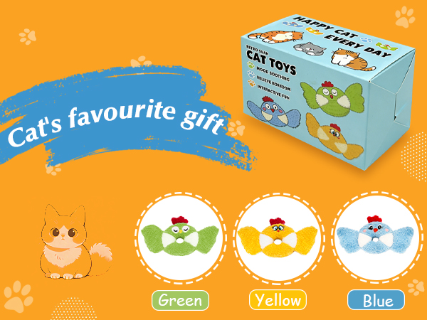 bird cat toys for indoor cat