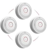 SITERWELL Smoke and Carbon Monoxide Detector 10-Year Battery, Wireless Interconnected Smoke Alarm...