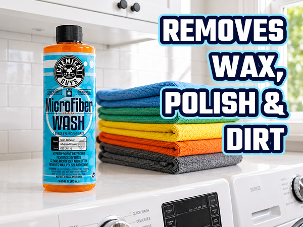 Remove wax, polish, & dirt