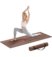 ILILI Yoga Mat, 72x25×0.3 Inch, Non-Slip, TPE Exercise Mat, Tear-Resistant, Fitness Yoga Mat with...