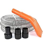 Big Horn 11662 1-1/2 Inch x 12ft Shop Vacuum Hose Kit