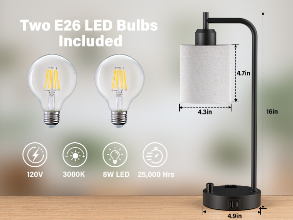 Industrial Table Lamps