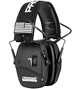 PROHEAR Digital Electronic Shooting Ear Protection 5X Sound Amplification Earmuffs, 23dB NRR Low ...