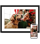 Pastigio 10.1 Inch Digital Picture Frame, Frameo Digital Photo Frame WiFi, Electric Slideshow 128...