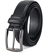 Aegero Mens Belt, Leather Dress Jeans Belt, Fashion & Classic Designs Ideal Match for Work Busine...