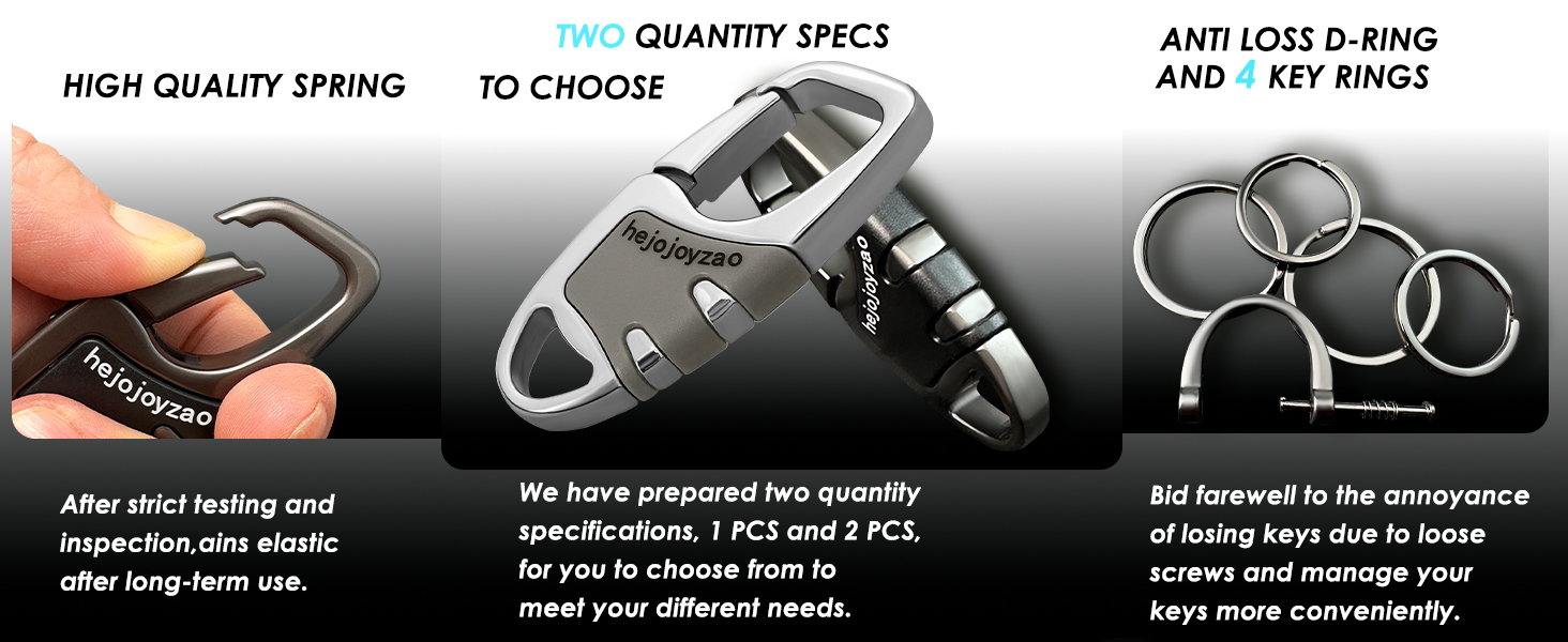 key ring holder,carabiner clip for keys,car keychain for women,keychain hook,keychains for men