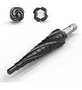 Four Spiral Flute Step Drill Bit, 1/8