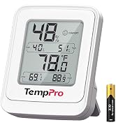 TempPro TempAir Digital Hygrometer Indoor Thermometer with IPX5 Waterproof | Greenhouse Thermomet...