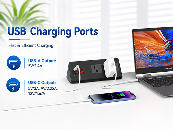 desk outlet with usb desk mount power strip desk plug with usb and outlet standing desk power strip
