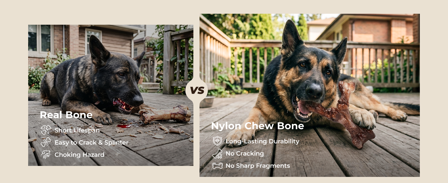Dogs Prefer It Over Real Bones, Far Safer for Chewing
