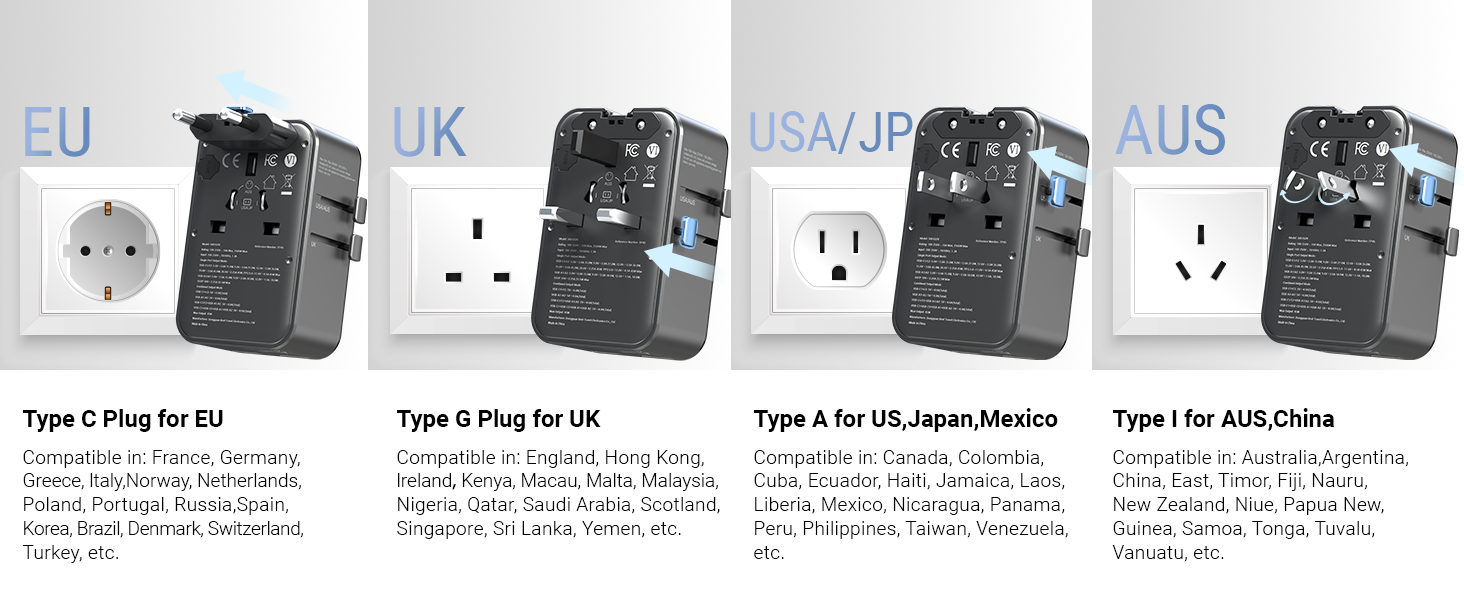 travel adapterworldwide