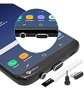 PortPlugs USB C Set - Dust Plug Compatible with s20, Ultra, Plus, s10/s9/s8, Note, Any Type C Por...
