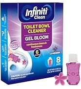 Infiniti Clean Toilet Gel Stamp - 8 Packs Toilet Bowl Cleaner Gel with Automatic Click, Freshener...