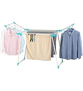 YUBELLES Clothes Drying Rack, Gullwing Laundry Rack, Collapsible, Space-Saving Laundry Rack, with...