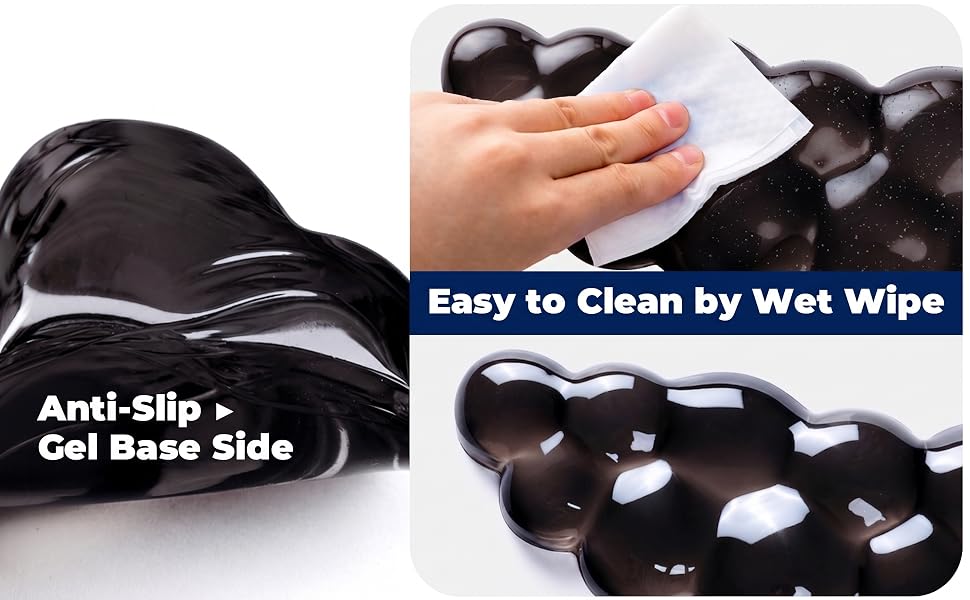 Easy to Clean by Wet Wipe