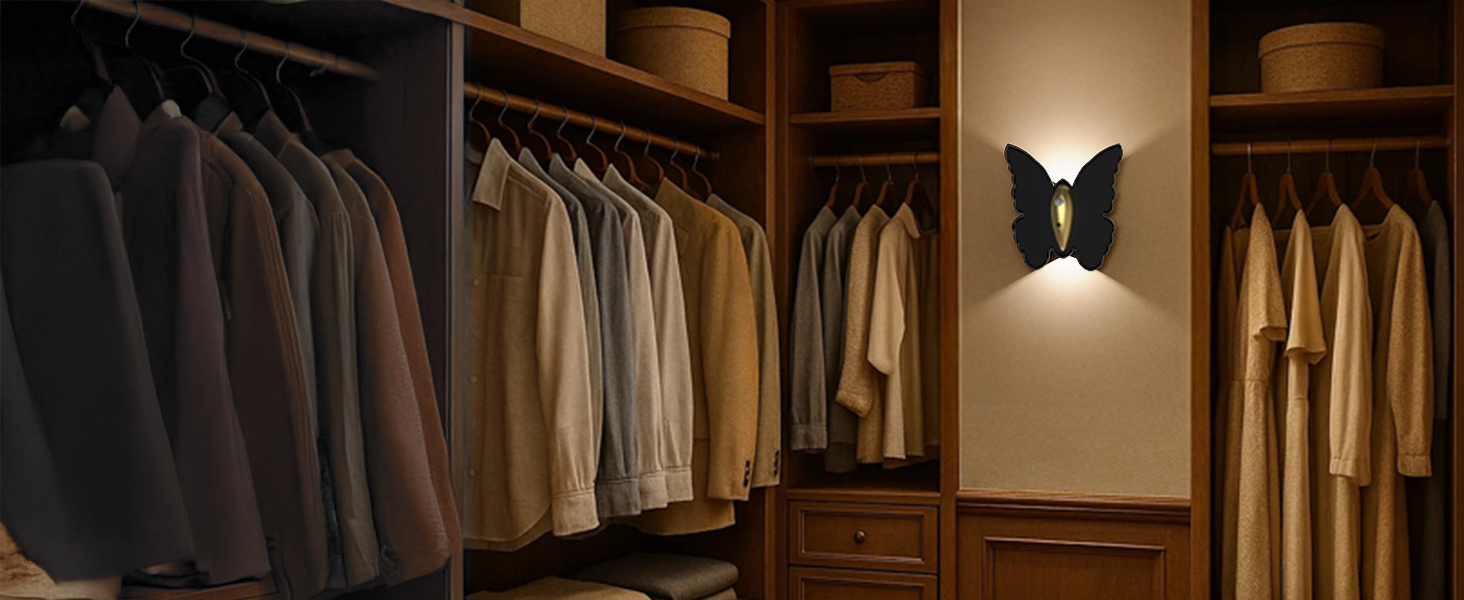 Closet lights motion sensored
