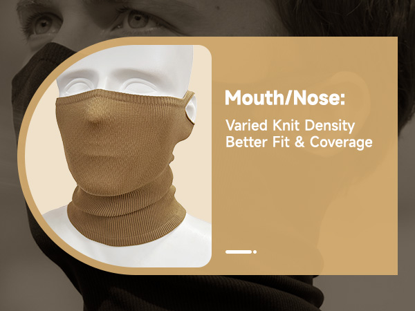breathable neck gaiter