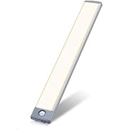 Closet Light 54 LED Motion Sensor Under Cabinet Lighting, 2500mAh Rechargeable Ultra Thin Magneti...