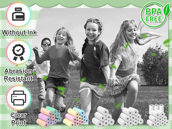 Kids Instant Camera Print Refill Paper