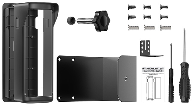 anti theft doorbell mount ring doorbell mount no drill adjustable doorbell mounting bracket holder