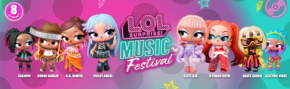 LOL Surprise Music Festival Tots – Great Gift for Kids Ages 4+