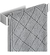 Stainless Steel Hand Towel Bar - Self Adhesive Towel Rack Stick on Wall, SUS-304 Brushed Towel Ho...