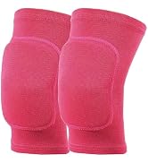 Anti slip sponge, soft and breathable men's, women's, girls', and children's red knee pads suitab...