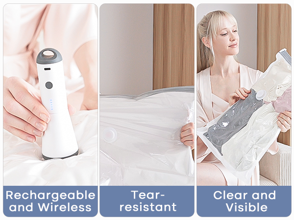 travel vacuum bags with pump