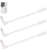 Uogw 3 Pack 90° Micro-USB Extension Cable Compatible with Wyze Cam Pan v3 and Wyze Cam v3 Pro, 5i...