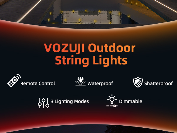 outdoor string lights