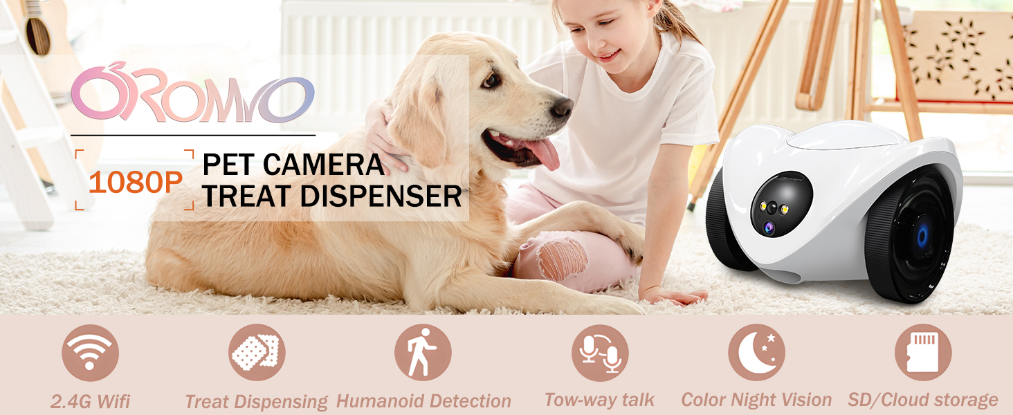 pet camera treat dispenser