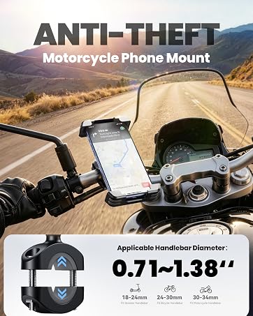 motorcycle phone mount