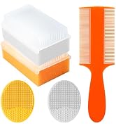 Cradle Cap Brush for Babies, Set of 5 Baby Bath Essentials with Bath Sponge Silicone Scrubber Lon...