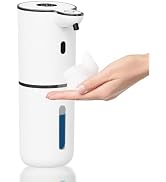 Automatic Soap Dispenser Touchless, Foaming Soap Dispenser 6 Adjustable Level Hands Free USB Rech...
