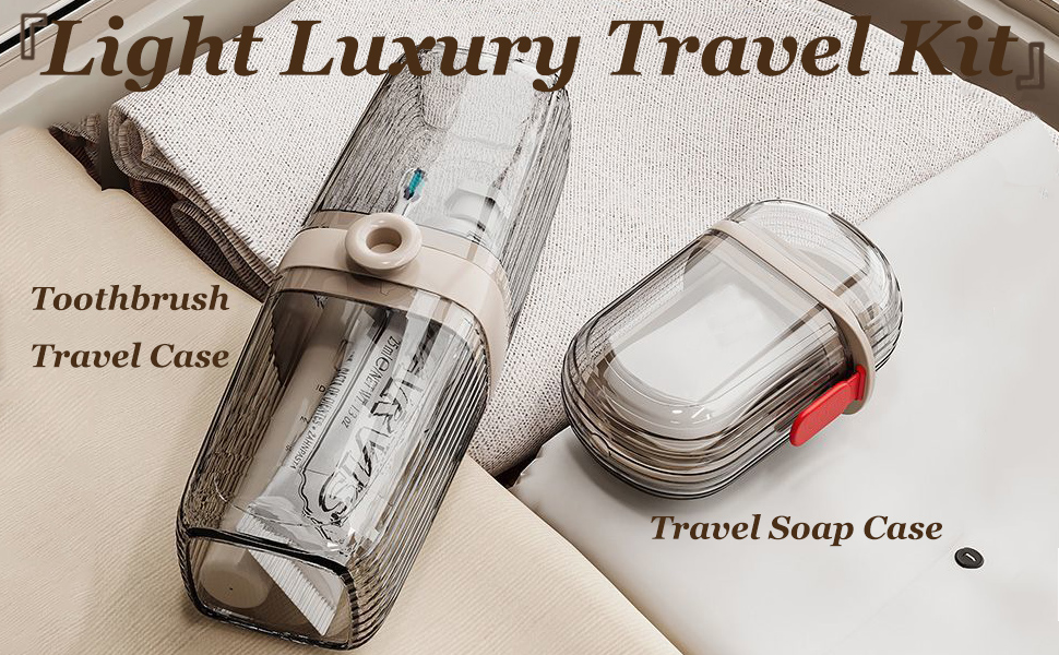 Travel Soap Case and Toothbrush Travel Case