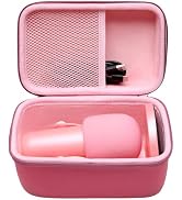 LTGEM Hard Case for Gaming USB Microphone - Travel Protective Carrying Storage Bag(magenta+pink)
