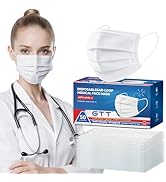 GTT ASTM Level 3 Highly Protective Disposable 3 Ply Face Masks with Individual Packaging, Breatha...