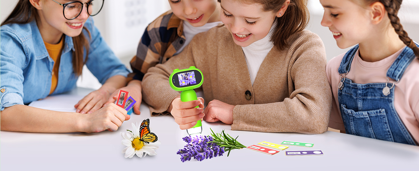 kids mini microscope handheld