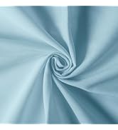 HHZZMIAO Cotton Polyester Broadcloth Fabric 57" Wide by The Yard Soft, Lightweight & Breathable M...