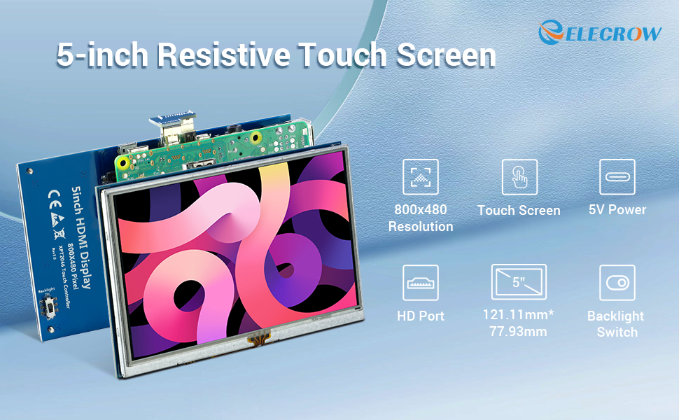 5 Inch Touchscreen for Raspberry Pi